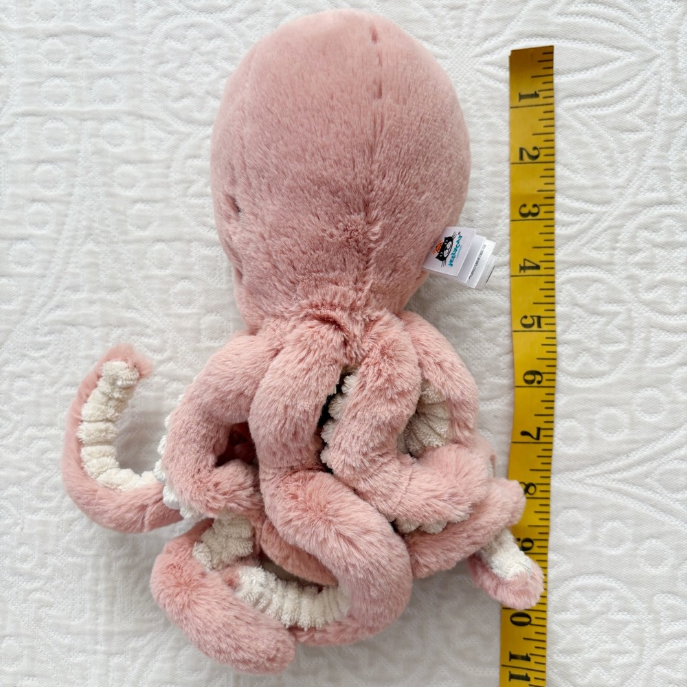 Jellycat Little Odell Octopus Plush Stuffed Animal - 5" Sitting Height - Picture 3 of 6